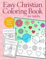 Easy Christian Coloring Book for Adults
