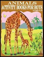 Animals Activity Books For Boys