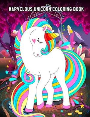 Marvelous Unicorn Coloring Book