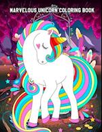 Marvelous Unicorn Coloring Book