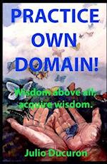 PRACTICE OWN DOMAIN!: Wisdom above all; acquire wisdom. 