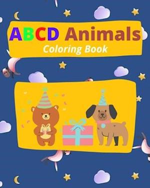 ABCD Animals Coloring Book