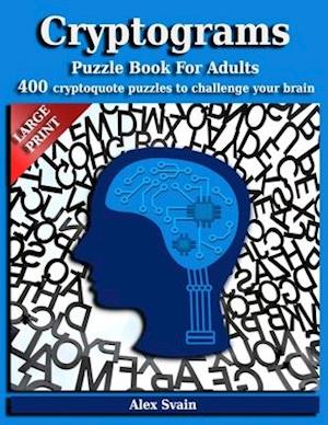 Cryptograms Puzzle Book for Adults