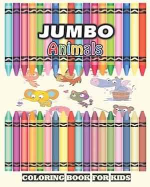 Jumbo Animals Coloring Book For Kids