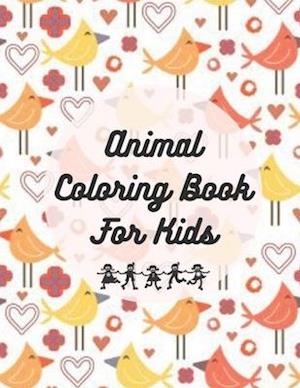 Animal coloring book for kids