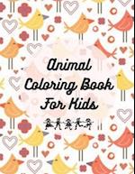 Animal coloring book for kids