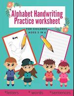 Alphabet Handwriting Practice worksheet