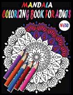 New Mandala Adult Coloring Books
