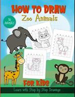 How to Draw Zoo Animals; For Kids