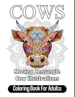 Cows Coloring Book For Adults