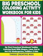 Big Preschool Coloring Activity Workbook For Kids