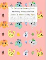 The Kindergarten Elementary Grades Handwriting Practice Notebook For Girls