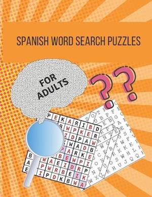 Spanish Word Search Puzzles For Adults