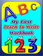 My First Learn to Write Workbook