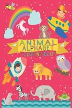 Animal Alphabet Coloring Book