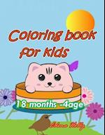 Coloring book for kids 18 months -4 age