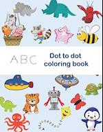 ABC Dot to Dot Coloring Book