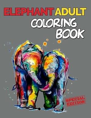 Elephant Adult Coloring Book