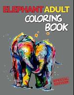 Elephant Adult Coloring Book