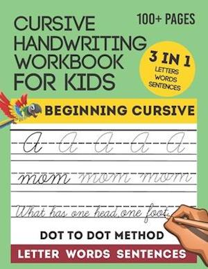 Cursive Handwriting Workbook For Kids