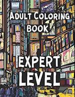 Adult Coloring Book - Expert Level