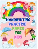 Handwriting Practise Paper for Kids