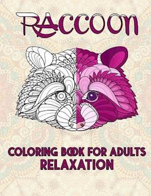 Raccoon Coloring Book For Adults Relaxation