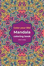 Mandala coloring book - color your life!