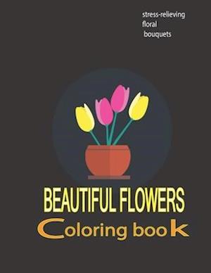 beautiful flowers coloring book