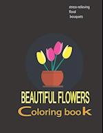beautiful flowers coloring book