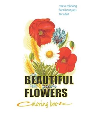 beautiful flowers coloring book