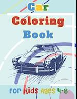 car Coloring Book For Kids ages 4-8