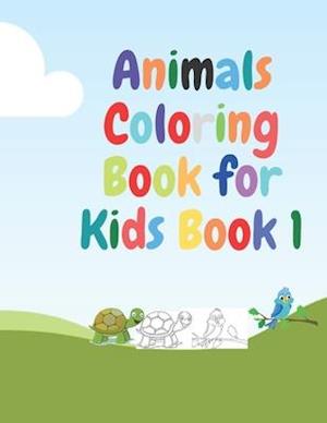 Animals Coloring Book for Kids Book 1