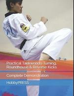 Practical Taekwondo Turning, Roundhouse & Reverse Kicks: Complete Demonstration 