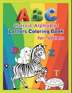 ABC - Classic Alphabet Letters Coloring Book for Toddlers