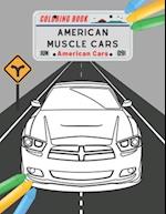 American Muscle Cars Coloring Book