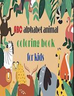 abc alphabet animal coloring book for kids