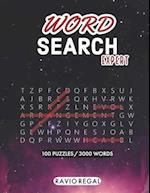 Word Search Expert 100 Puzzles 3000 Words: funny word search book large print - Hard brain games Puzzles for Men Women Adults Teens 