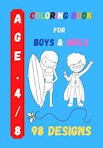 Coloring Book for Boys and Girls