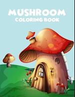 Mushroom coloring book