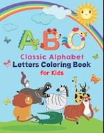 ABC - Classic Alphabet Letters Coloring Book For Kids