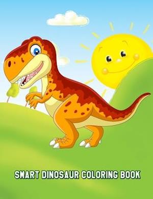 Smart Dinosaur Coloring Book