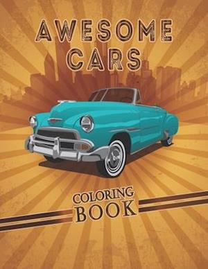 Awesome Cars Coloring Book