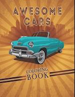 Awesome Cars Coloring Book