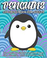 Penguins Coloring Book For Adults