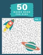 50 Mazes Book for Kids Vol. 1