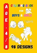 Coloring Book for Boys and Girls