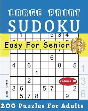 Large Print Easy Sudoku Puzzle Book For Seniors