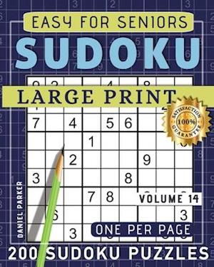 Large Print Easy Sudoku Puzzle Book For Seniors