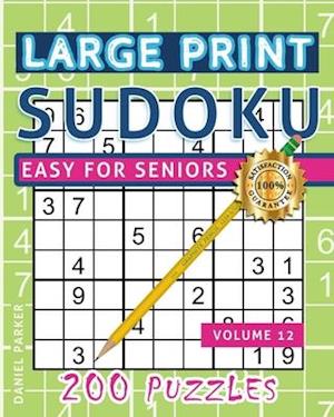 Large Print Easy Sudoku Puzzle Book For Seniors